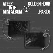 [PREORDER] ATEEZ - GOLDEN HOUR : Part.6 - LEATHER POUCH KEYCHAIN