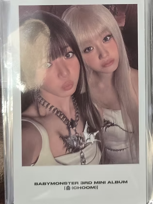 BABYMONSTER CHOOM Weverseshop POB Unit Polaroid Photocard