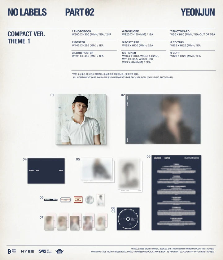 YEONJUN (TXT) NO LABLES : PART 02 [Compact ver]