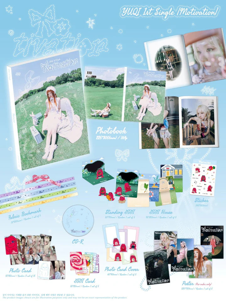 YUQI 1st Single Album MOTIVATION