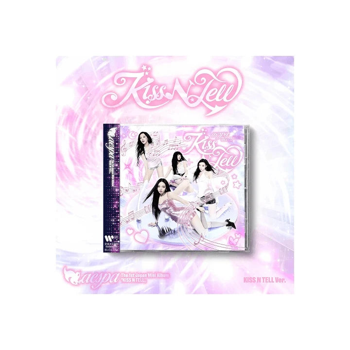 [PREORDER] aespa Japan 1st mini album KISS N TELL [KISS N TELL ver]