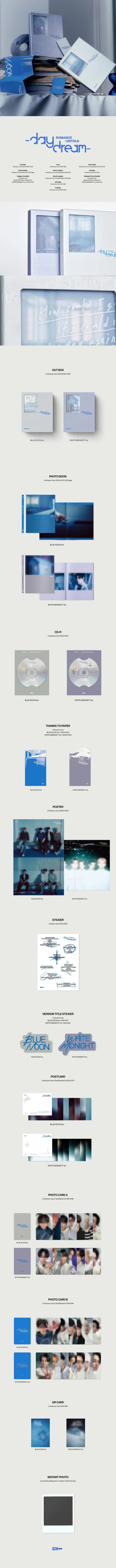 ENHYPEN 2nd album Repackage ROMANCE : UNTOLD –daydream-