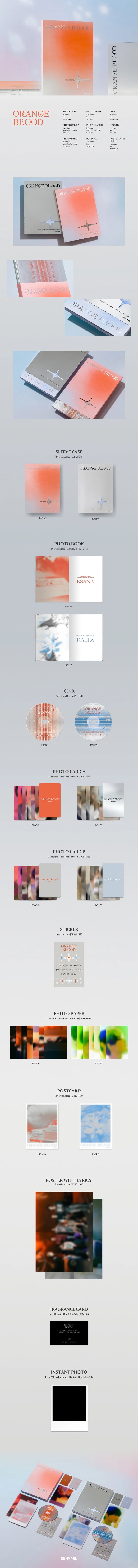 ENHYPEN 5th mini album ORANGE BLOOD