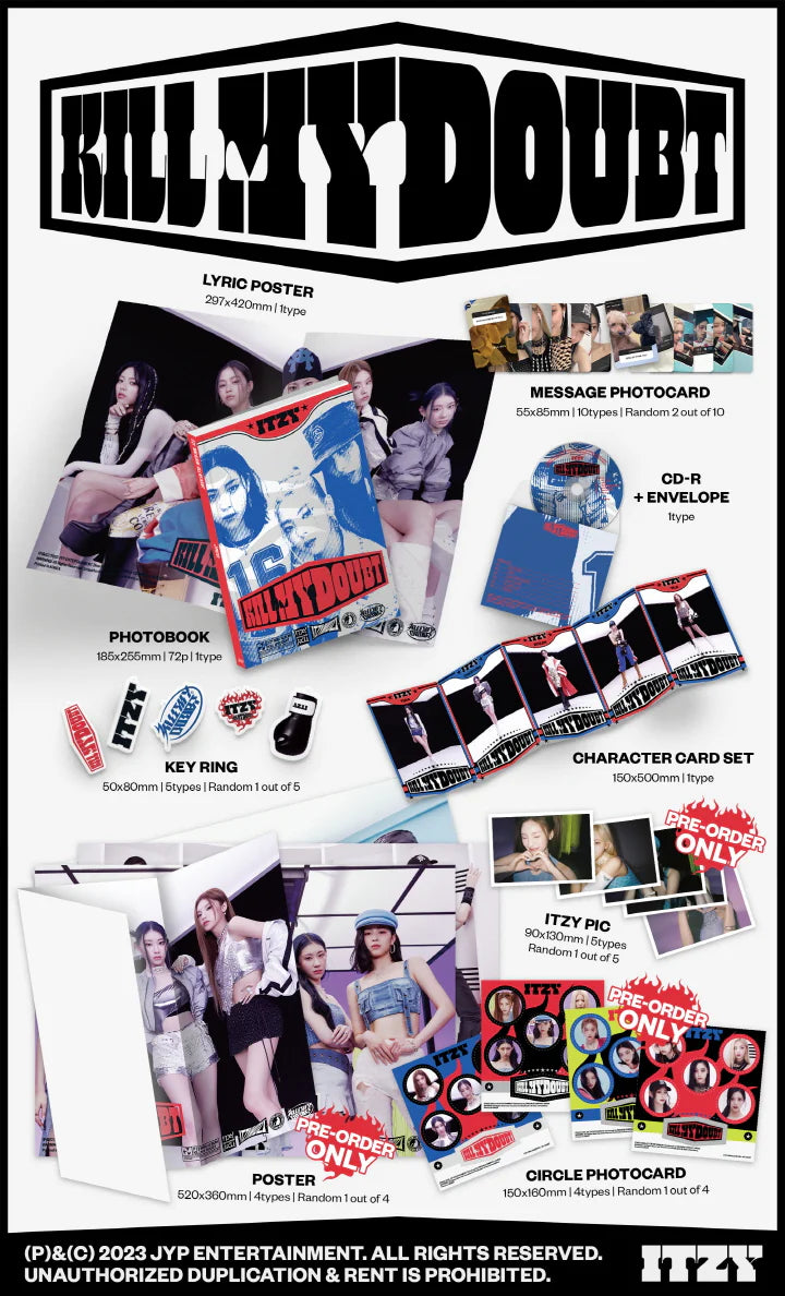 ITZY 7th mini album KILL MY DOUBT [Limited ver]