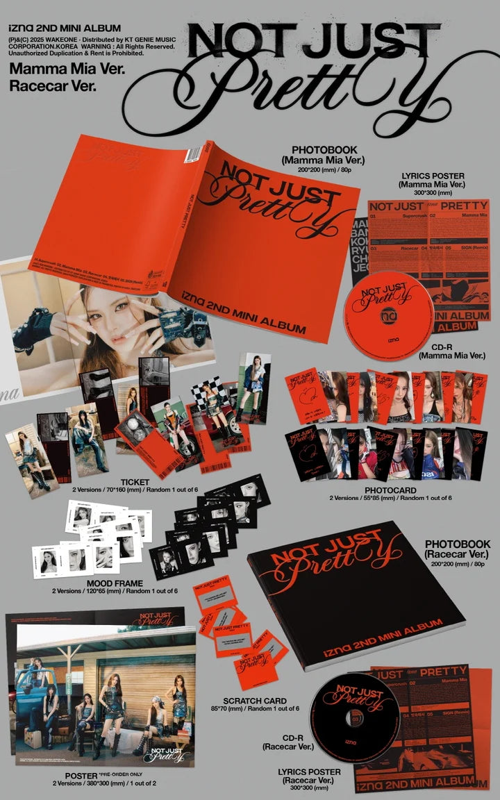 IZNA 2nd mini album NOT JUST PRETTY [Photobook ver]