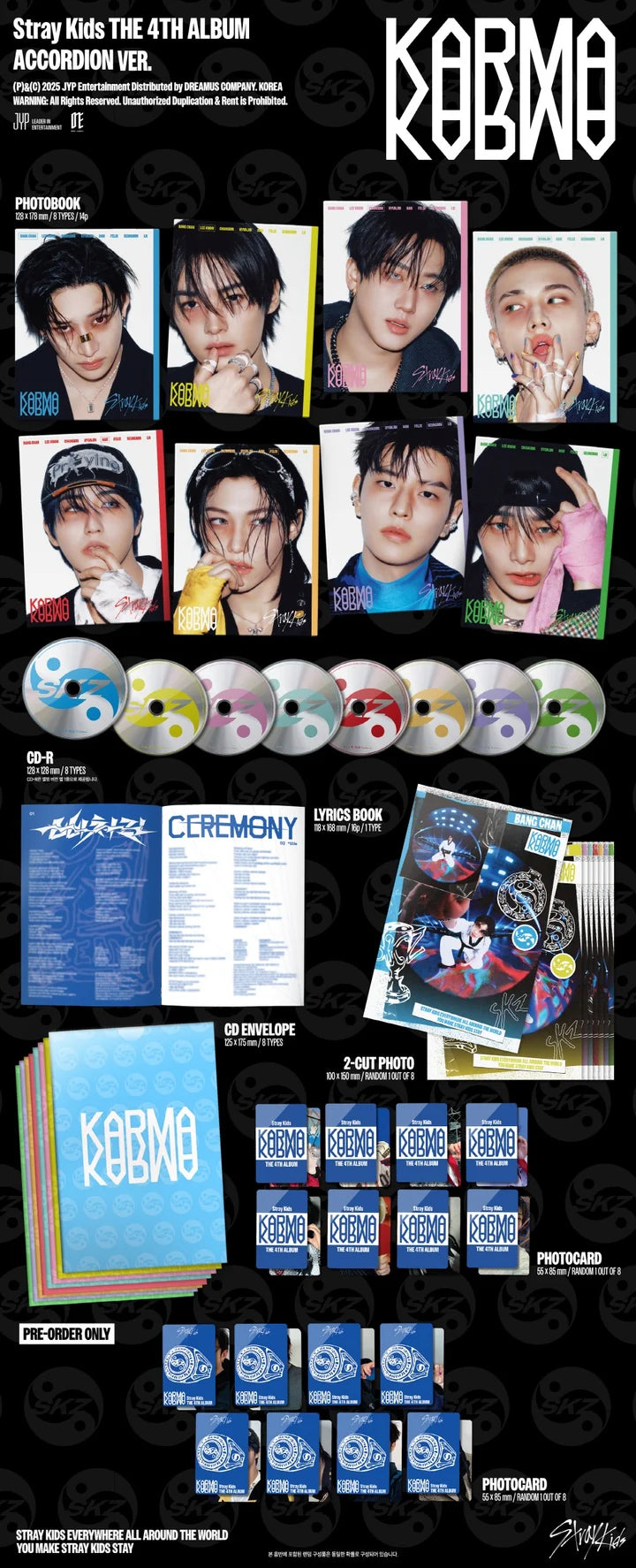 STRAY KIDS 4th Album KARMA [ACCORDION ver]