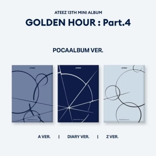 ATEEZ 13th mini album GOLDEN HOUR Part.4 [Pocaalbum ver]
