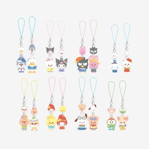 [PREORDER] Stray Kids SKZOO X SANRIO CHARACTERS MINI FIGURE COUPLE KEYRING