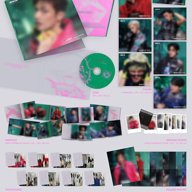 ATEEZ - GOLDEN HOUR : Part.5 (DIGIPACK VER.) - POP-UP Exclusive (RANDOM)