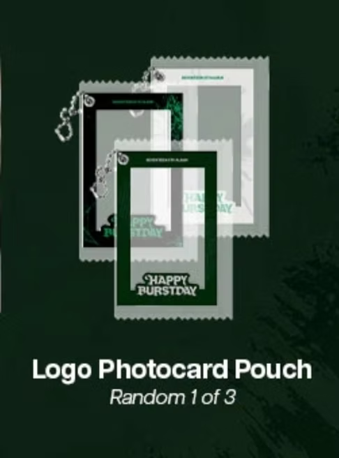 SEVENTEEN HAPPY BURSTDAY WeverseShop POB Logo Photocard Pouch