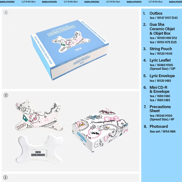 ILLIT The 4th mini album MAMIHLAPINATAPAI [Gua Sha Ceramic Objet ver]