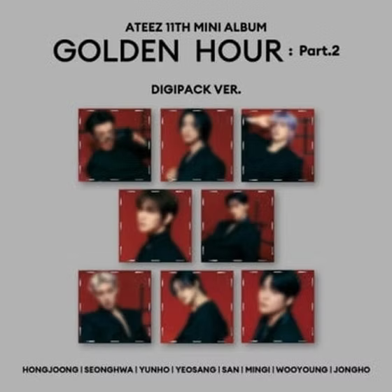 ATEEZ 12th mini album GOLDEN HOUR : Part 2 [Digipack ver]