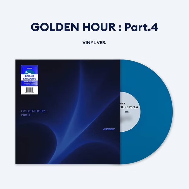 ATEEZ 13th mini album GOLDEN HOUR Part.4 [LP ver] + Hello82 POP-UP EXCLUSIVE
