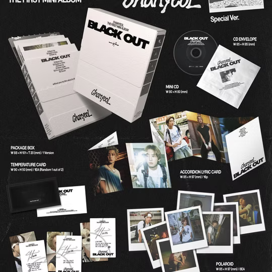 CHANYEOL (EXO) 1st mini album BLACK OUT [Special ver]