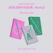 ATEEZ 14th mini album GOLDEN HOUR Part.5 [Pocaalbum ver]