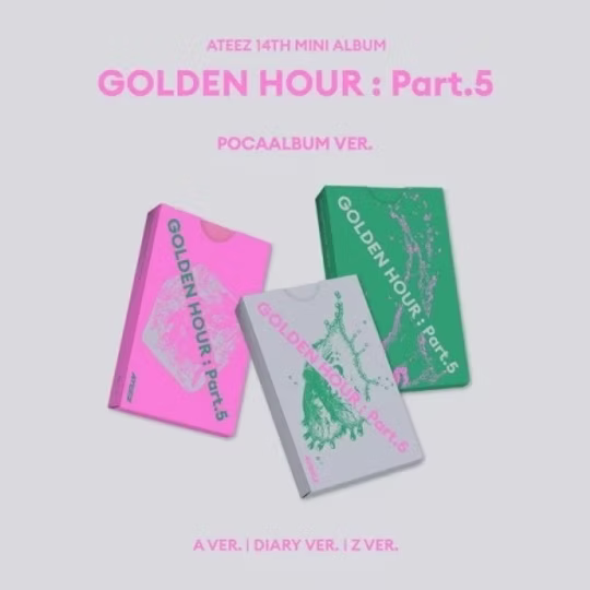 ATEEZ 14th mini album GOLDEN HOUR Part.5 [Pocaalbum ver]