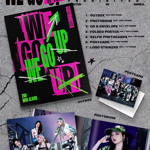 BABYMONSTER 2nd mini album WE GO UP [UP ver]