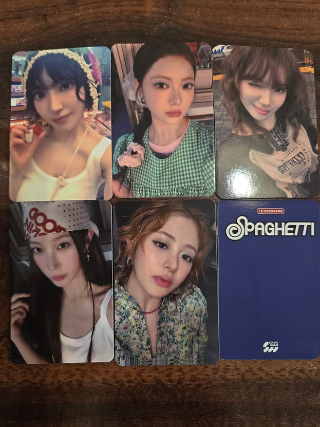 LE SSERAFIM SPAGHETTI POB Photocard