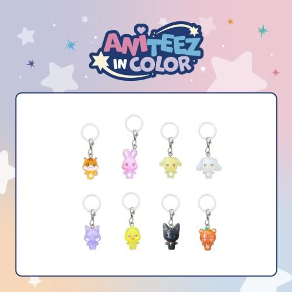 [PREORDER] ANITEEZ (ATEEZ) ANITEEZ IN COLOR (RANDOM) CLEAR MASCOT CHARM