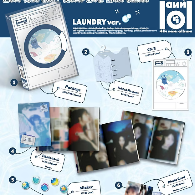 [Signed Album Event] MOONBYUL (MAMAMOO) LAUNDRI [LAUNDRY ver]