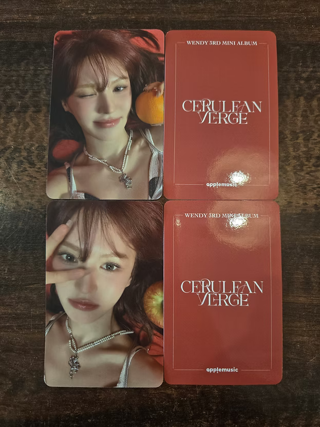 WENDY (Red Velvet) Cerulean Verge Applemusic POB Photocard