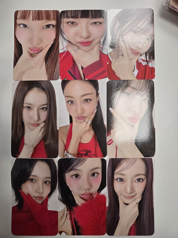 TWICE 2026 Season's Greetings RED WHISPERS FANS SHOP POB Photocard