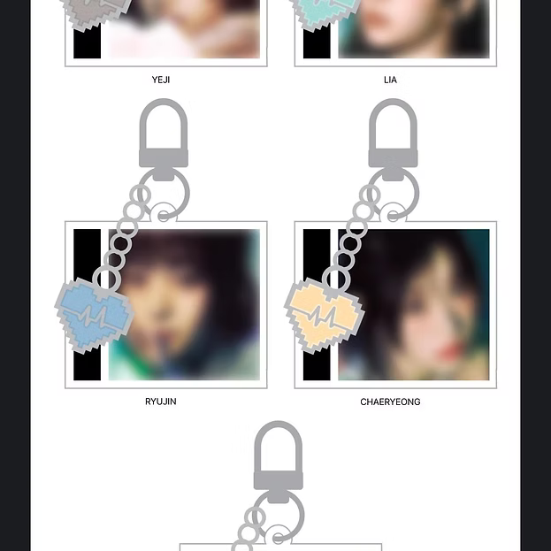 ITZY Girls Will Be Girls POP-UP Official MD CD Keyring