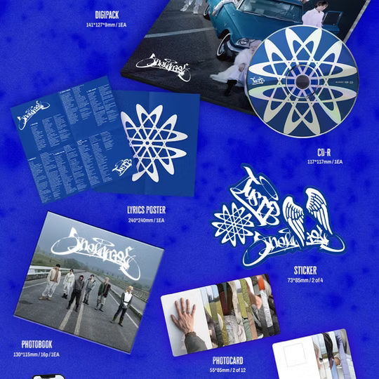 JUSTB 5th mini album SNOW ANGEL [POCAALBUM ver]