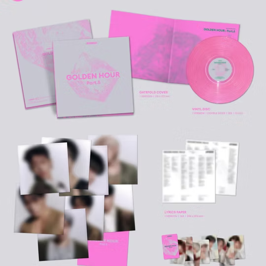 [PREORDER] ATEEZ 14th mini album GOLDEN HOUR Part.5 [Vinyl LP ver]