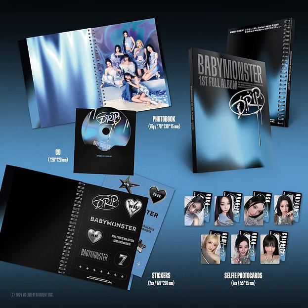 BABYMONSTER 1st full album DRIP [Zip Lock / Binder ver]