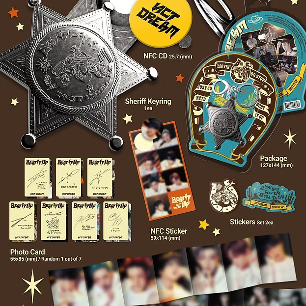 NCT DREAM 6th mini album Beat It Up [Sheriff / Smart Album ver]