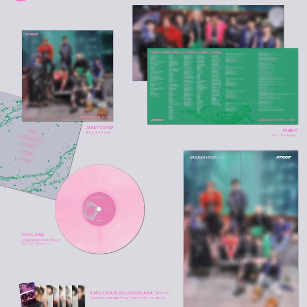 ATEEZ - GOLDEN HOUR : Part.5 (VINYL VER) - POP-UP Exclusive