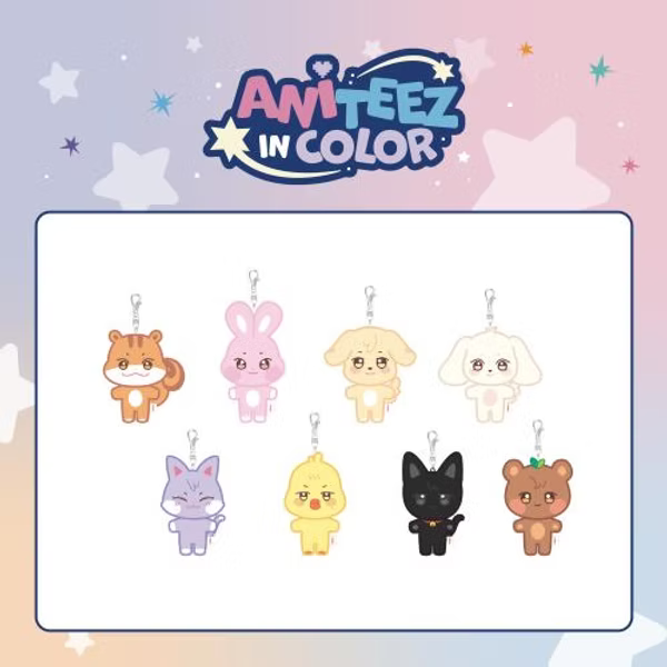 [PREORDER] ANITEEZ (ATEEZ) Official MD ANITEEZ IN COLOR ANITEEZ PLUSH KEYRING