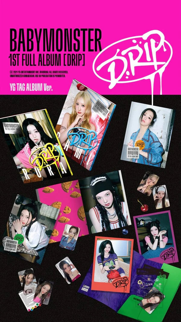 BABYMONSTER 1st Full Album DRIP [YG TAG ALBUM Ver]