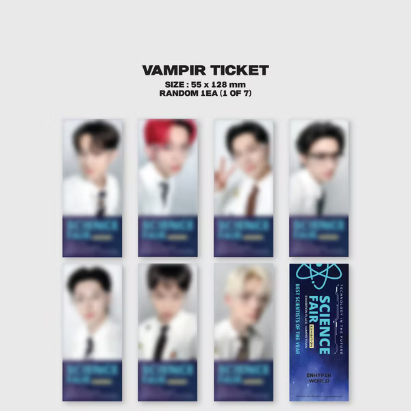 ENHYPEN WORLD COUPON CARD COLLECTION SCIENTIST [BASIC ver]