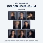 ATEEZ 13th mini album GOLDEN HOUR Part.4 [Digipack ver]
