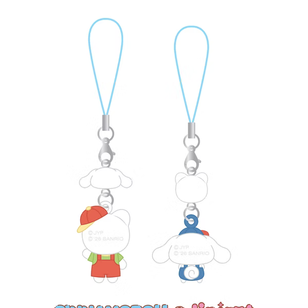 [PREORDER] Stray Kids SKZOO X SANRIO CHARACTERS MINI FIGURE COUPLE KEYRING