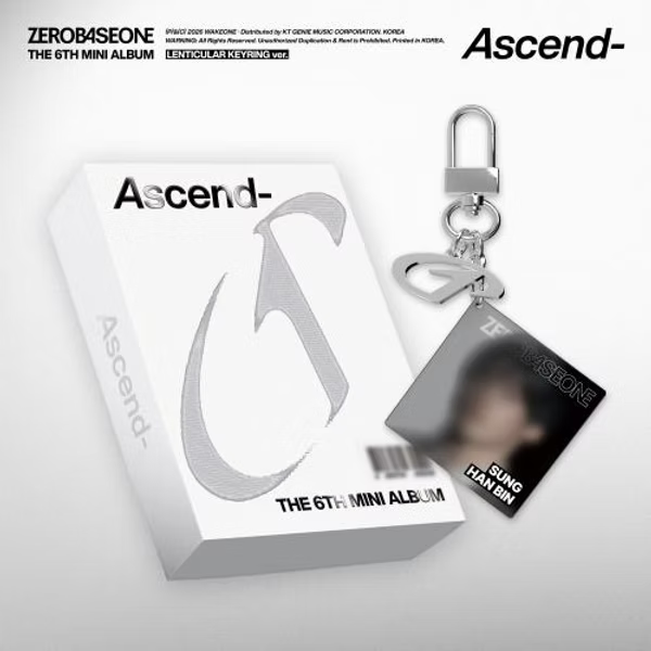 ZEROBASEONE (ZB1) 6th mini album Ascend- [LENTICULAR KEYRING ver]