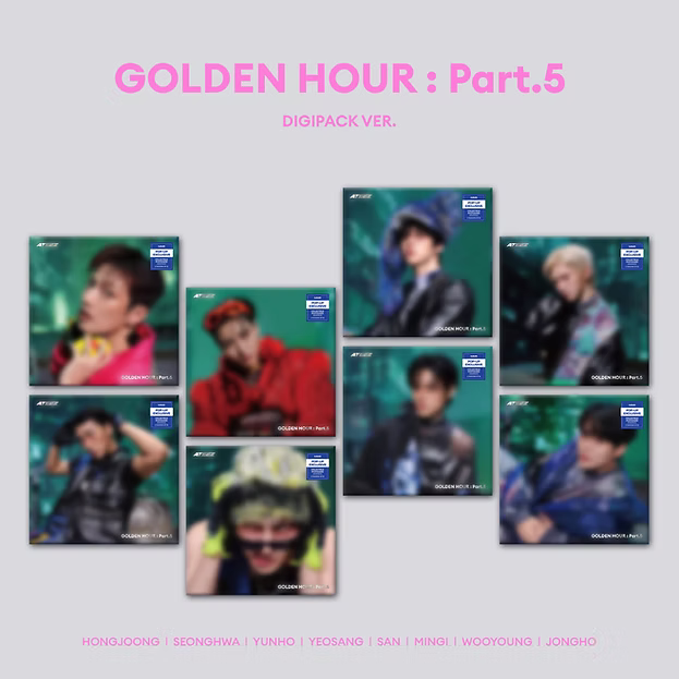 ATEEZ - GOLDEN HOUR : Part.5 (DIGIPACK VER.) - POP-UP Exclusive (RANDOM)