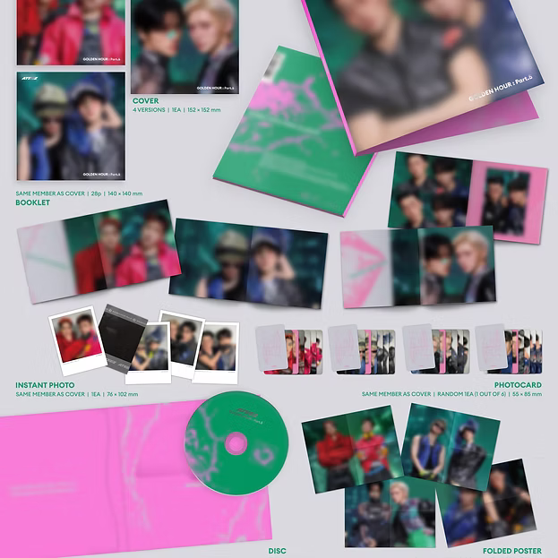 ATEEZ - GOLDEN HOUR : Part.5 (DIGIPACK UNIT VER.) - POP-UP Exclusive (RANDOM)