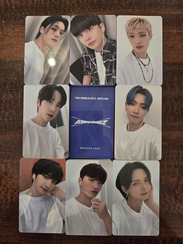 ATEEZ THE WORLD EP.2 : OUTLAW WHOSFAN POB Photocard