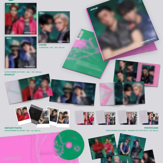 [PREORDER] ATEEZ 14th mini album GOLDEN HOUR Part.5 [Digipack Unit ver]