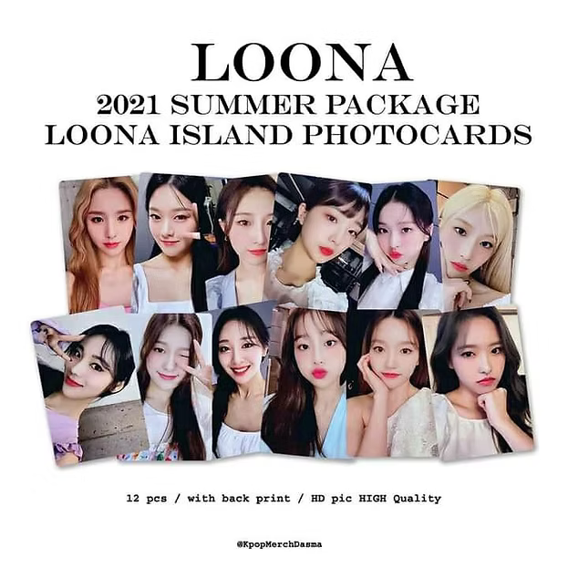 LOONA 2021 Summer Package LOONA Island POB Photocard