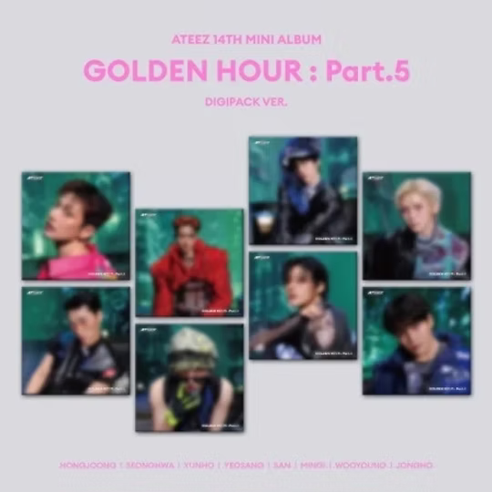 [PREORDER] ATEEZ 14th mini album GOLDEN HOUR Part.5 [Digipack ver]