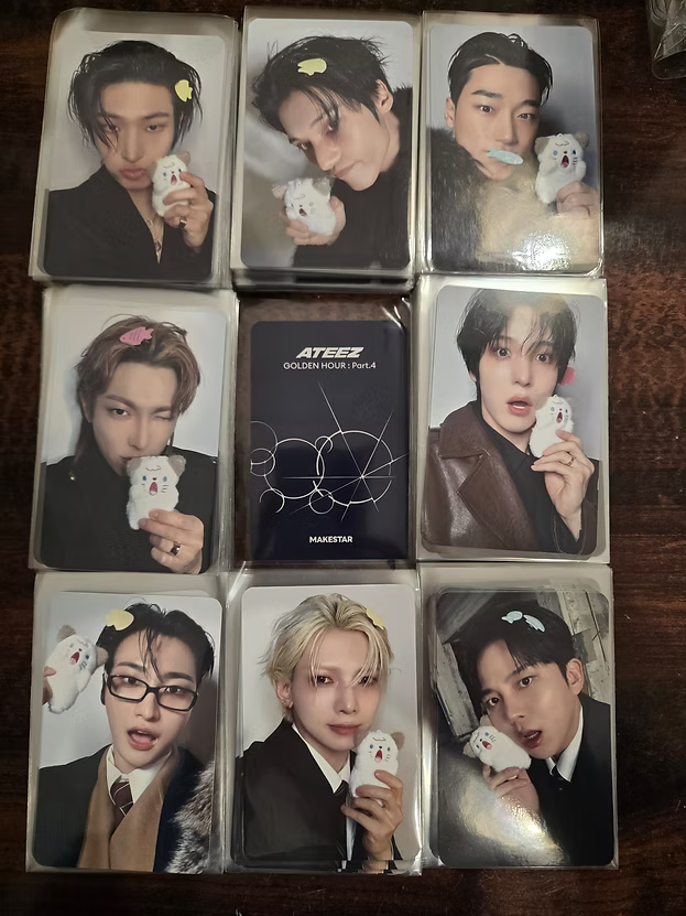 ATEEZ 13th mini album GOLDEN HOUR Part.4 MAKESTAR POB Photocard