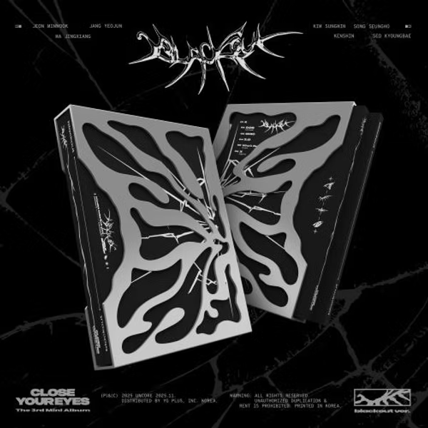[Signed Album] CLOSE YOUR EYES The 3rd mini album Blackout [blackout ver]