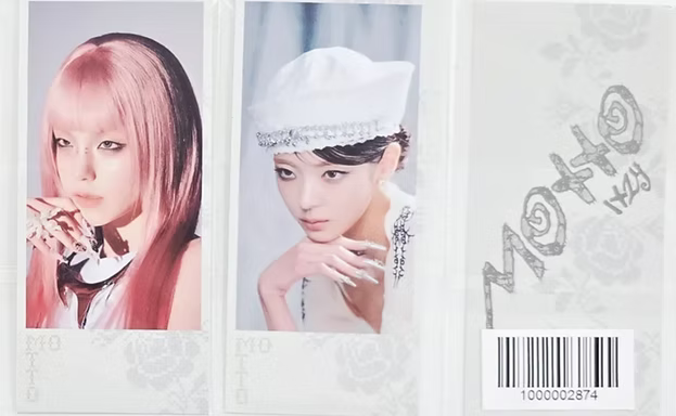 ITZY MOTTO FANS SHOP POB Bookmark