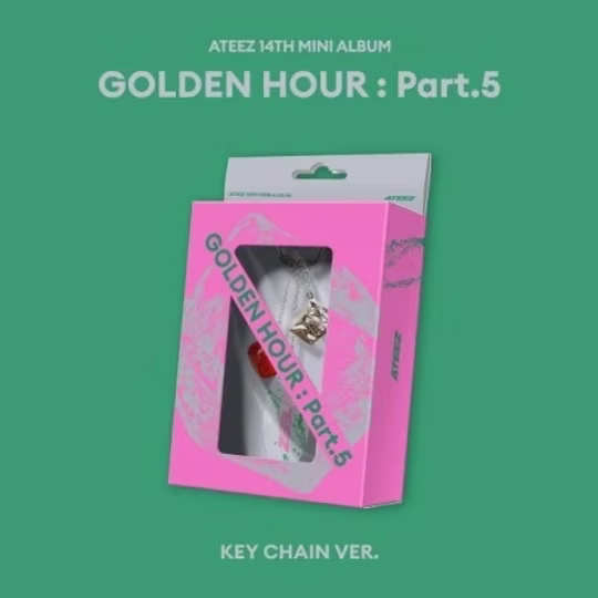 [PREORDER] ATEEZ 14th mini album GOLDEN HOUR Part.5 [KEY CHAIN ver]