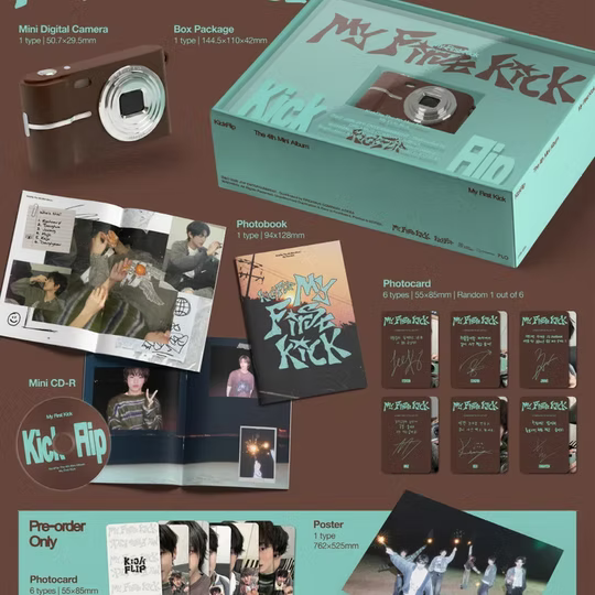 KickFlip 4th mini album MY FIRST KICK [LIMITED Ver]