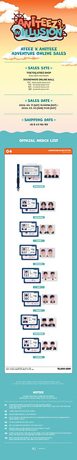 ATEEZ Official MD ANITEEZ IN ADVENTURE ID SET